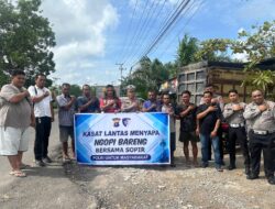 “Ngobras” Satlantas Polres Seruyan Sosialisasikan Zero ODOL kepada Sopir