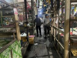 Antisipasi 3C, Polsek Hanau Patroli dan sambangi pasar malam