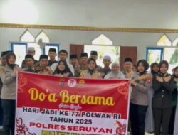Polwan Polres Seruyan Gelar Doa Bersama Peringati HUT Polwan RI ke-77