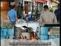 Patroli Gabungan Skala Besar di Wilkum Polsek Seruyan Hulu