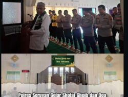 Polres Seruyan melaksanakan Sholat Ghoib dan doa bersama