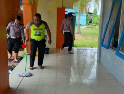Satlantas Polres Seruyan Gelar Bakti Religi ke Mushola Al-Mustaghirin dan Gereja Emanuel Kuala Pembuang dalam Rangka HUT Lalu Lintas Bhayangkara ke-70