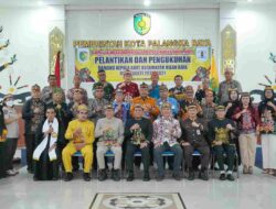 Damang Jekan Raya Resmi Dilantik, Pemda Perkuat Pembinaan dan Penegakan Adat Dayak