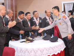 Pimpin Wisuda Purna Bakti, Kapolda Lepas 34 Personel Polda Kalteng Akhiri Masa Tugas