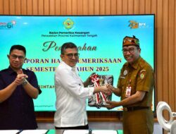 Pemprov Kalteng Terima LHP Semester II 2025 dari BPK