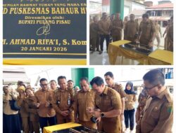 Bupati Pulang Pisau Ahmad Rifa’i Resmikan Gedung Baru Puskesmas Kahayan Kuala