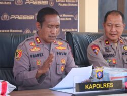 Konferensi Pers, Polres Murung Raya Ungkap Kasus Tindak Pidana Korupsi Dana APBDes Olung Ulu