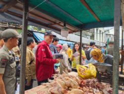 Pantau Pasar, Pemprov Kalteng Pastikan Ketersediaan Pangan Aman