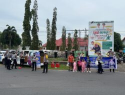 Satlantas Polres Seruyan Gelar “Polantas Menyapa” di Car Free Day, Sosialisasikan Operasi Keselamatan Telabang 2026