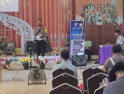 Kasat Lantas Polres Seruyan Langsung Sampaikan Edukasi Keselamatan di Gereja Filadelfia