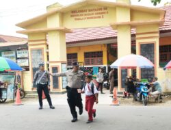 Wujudkan Kamseltibcarlantas Presisi, Personel Pamapta III Polres Seruyan Kawal Jam Pulang