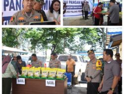 Kapolres Pulpis AKBP Iqbal Sangaji Gelar Gerakan Pangan Murah di Satpolairud