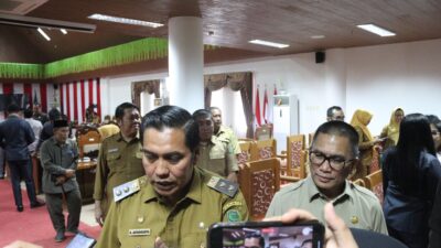 Wabup Pulang Pisau H.Ahmad Jayadikarta Hadiri Rapat Paripurna DPRD Penyampaian LKPJ 2025