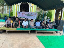 POLSEK SERUYAN TENGAH AMANKAN SAFARI RAMADHAN BUPATI SERUYAN DI DESA BATU AGUNG