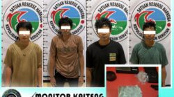 Satresnarkoba Polres Seruyan Berhasil Ringkus Empat Terduga Pengedar Sabu, Sita 66,6 Gram Barang Bukti