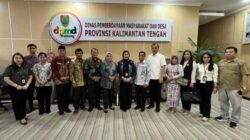 DPRD Pulang Pisau Kunjungi DPMD Kalteng, Perkuat Pembinaan dan Pengawasan Desa