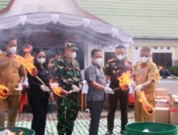 Ketua DPRD Pulpis Hadiri Pemusnahan Barang Bukti, Tegaskan Komitmen Berantas Narkotika