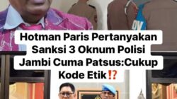 Tiga Oknum Polisi Diduga Biarkan Pemerkosaan, Hotman Paris Hutapea Soroti Sanksi Hanya Permintaan Maaf