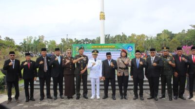 Wujud Sinergi Dengan Pemerintah, Dandim 1016/Plk Hadiri Upacara Peringatan Otonomi Daerah Ke – XXX