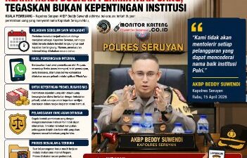 Kapolres Seruyan AKBP Beddy Suwendi Klarifikasi Dugaan Permintaan Uang, Tegaskan Bukan Kepentingan Institusi