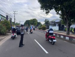 Satlantas Polres Seruyan Laksanakan Gatur Pagi, Arus Lalin Terpantau Lancar