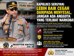 Kapolres Seruyan Tegaskan Zero Tolerance Narkoba di Internal, Utamakan Pencegahan Dini