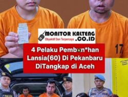 Pelarian Berakhir! Perampok dan Pembunuh Lansia Rumbai Diciduk di Aceh