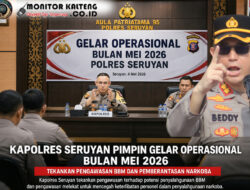 KAPOLRES SERUYAN TEKANKAN PENGAWASAN BBM DAN PEMBERANTASAN NARKOBA DALAM GELAR OPERASIONAL MEI 2026