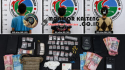 Hanau Darurat Narkoba, Polres Seruyan Ringkus Tiga Pengedar dan Amankan 24 Paket Sabu dan uang Rp6,4 juta