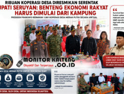 Ribuan Koperasi Desa Diresmikan Serentak, Bupati Seruyan Ahmad Selanorwanda: Benteng Ekonomi Rakyat Harus Dimulai dari Kampung