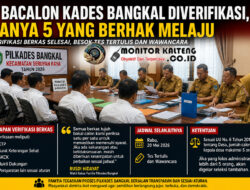 Pilkades Bangkal Panas, Tujuh Bacalon Berebut Tiket Resmi