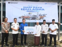 Bupati Pulang Pisau H. Ahmad Rifa’i Saksikan Penyerahan Bantuan Hewan Kurban PT Pelindo untuk Masjid Al Iman