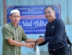 DPW IPJI Kalteng Salurkan Daging Kurban Kepada Masyarakat di Palangka Raya