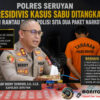 Residivis Kasus Sabu Ditangkap di Rantau Pulut, Polisi Sita Dua Paket Narkotika