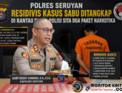 Residivis Kasus Sabu Ditangkap di Rantau Pulut, Polisi Sita Dua Paket Narkotika
