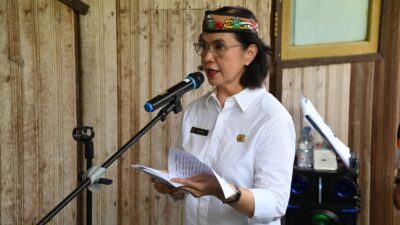 Wakili Gubernur, Pj Sekda Kalteng Hadiri Peletakan Batu Pertama Posko Terpadu GDAN