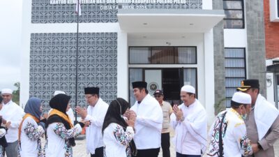 Bupati H.Ahmad Rifa’idan Wakil Bupati H.Ahmad Jayadikarta Sambut Kepulangan Jemaah Haji Pulang Pisau Tahun 1447 H/2026 M