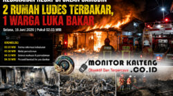 Kebakaran Hebat di Jalan Samudin, Dua Rumah dan Motor Hangus, Satu Warga Luka Bakar