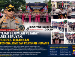 Sertijab Sejumlah Pejabat Polres Seruyan, Kapolres Tekankan Profesionalisme dan Pelayanan Humanis