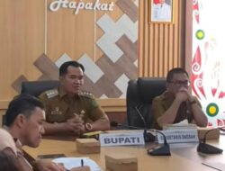 Bupati Pulang Pisau Ahmad Rifa’i Ikuti Rapat Pengendalian Inflasi Tahun 2026 Secara Virtual