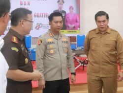 Kapolres Pulang Pisau AKBP Iqbal Sengaji Pimpin Puncak Bhakti Kesehatan Hari Bhayangkara ke-80, Wujud Nyata Pengabdian Polri untuk Masyarakat