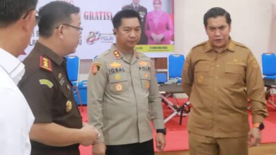Kapolres Pulang Pisau AKBP Iqbal Sengaji Pimpin Puncak Bhakti Kesehatan Hari Bhayangkara ke-80, Wujud Nyata Pengabdian Polri untuk Masyarakat