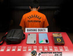 Perang Tanpa Kompromi, Satresnarkoba Polres Seruyan Bekuk Terduga Pengedar, 14 Paket Sabu Disita