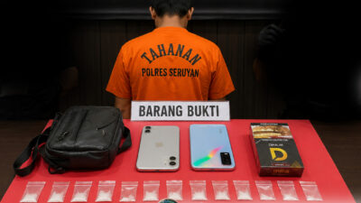 Perang Tanpa Kompromi, Satresnarkoba Polres Seruyan Bekuk Terduga Pengedar, 14 Paket Sabu Disita