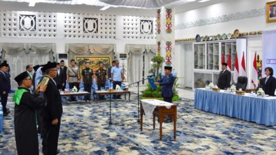 Delapan Pejabat Tinggi Pratama Dilantik, Gubernur Tekankan Profesionalisme dan Integritas