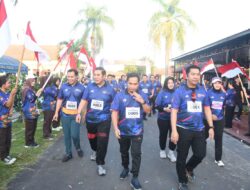 Bupati Pulang Pisau Ahmad Rifa’i Juga Wakil Bupati Ahmad Jayadikarta,Ikuti Fun Run 5K HUT Bhayangkara ke-80, Tegaskan Pentingnya Hidup Sehat dan Kebersamaan