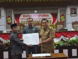 Wabup Pulang Pisau Ahmad Jayadikarta Hadiri Paripurna DPRD, Bahas Penataan OPD dan Dua Raperda Inisiatif