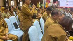 Kepala Badan Keuangan dan Aset Daerah Pulang Pisau Wahyu Jatmiko Hadiri Monitoring dan Evaluasi Implementasi Aksi Pencegahan Korupsi Stranas PK di Kalimantan Tengah