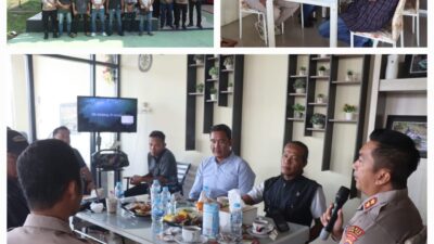 Luar Biasa, Kapolres Pulang Pisau AKBP Iqbal Sengaji dan Wakapolres Kompol Sahat M Rangkul Wartawan Melalui Coffee Morning Penuh Keakraban