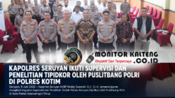Kapolres Seruyan Ikuti Supervisi dan Penelitian Tipikor Puslitbang Polri di Kotim